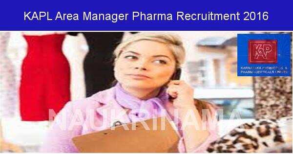 Job Alert: Area Manager Vacancies in KAPL-2016