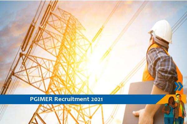 PGIMER Chandigarh Recruitment for the post of Junior Engineer