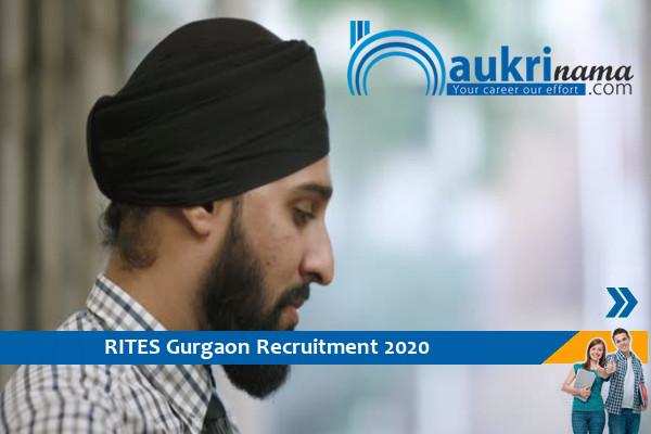 RITES Gurgaon  Recruitment for the post of  Junior Manager  , Apply Now