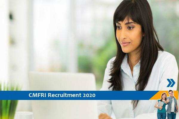 Direct recruitment to the posts of Young Professionals in CMFRI Mumbai