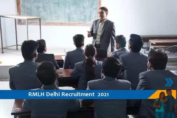 RMLH Delhi Recruitment for the post of Assistant Professor