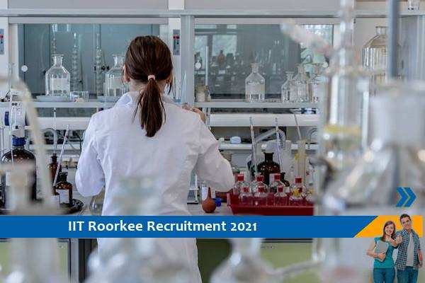 IIT Roorkee Recruitment for Research Associate Posts