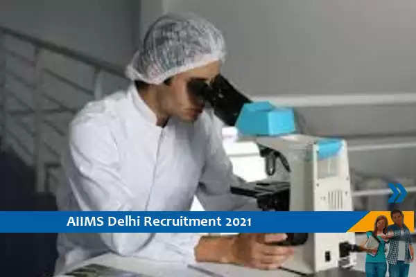 Recruitment for the post of Research Assistant in AIIMS Delhi