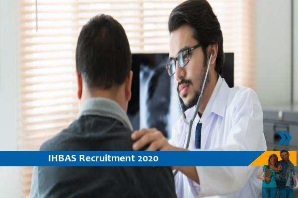 IHBAS Delhi Recruitment for Senior Resident