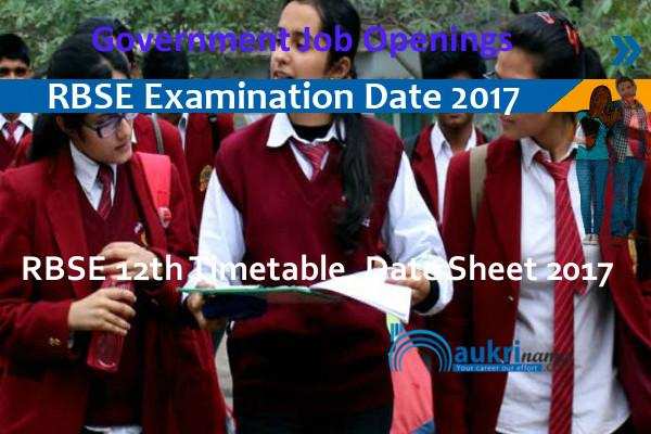 Be Ready for Exam: 12th RBSE Time Table, Here for you Date Sheet