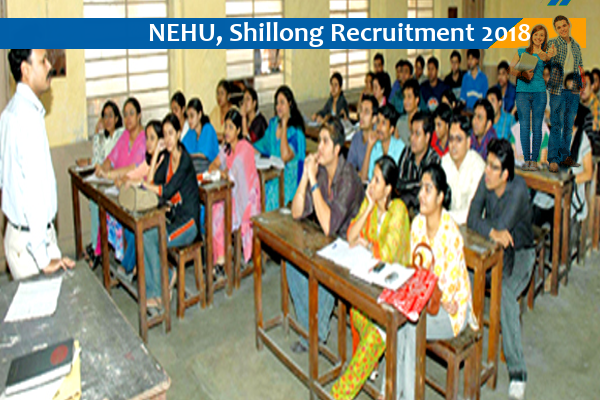 NEHU, Shillong Vacancy for Guest Lecturers