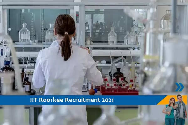 IIT Roorkee Recruitment for the post of Research Associate