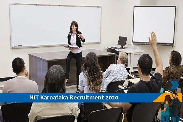 NIT Karnataka recruitment for the post of Assistant Lecturers 2020