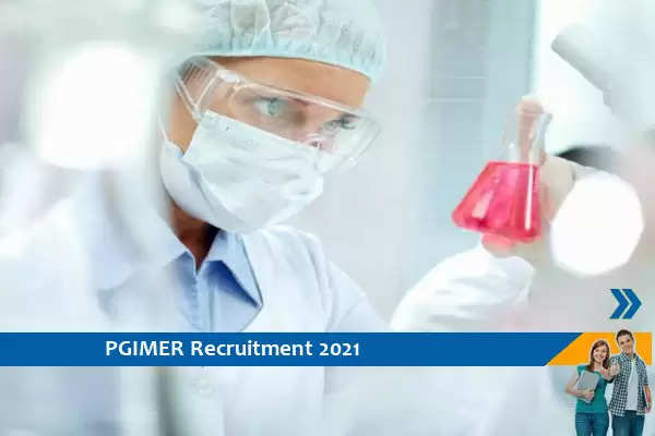 PGIMER Chandigarh Recruitment for the post of Research Assistant