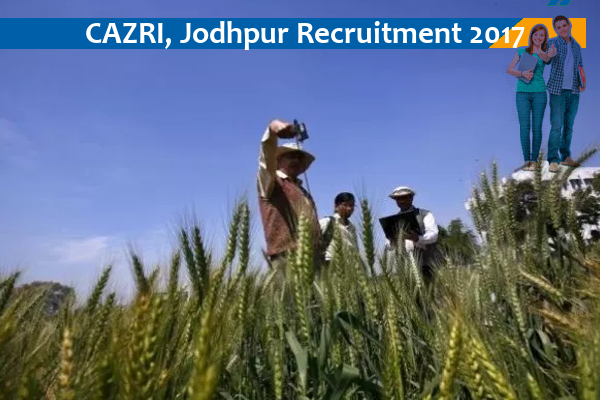 CAZRI, Jodhpur Recruitment for Field Assistants