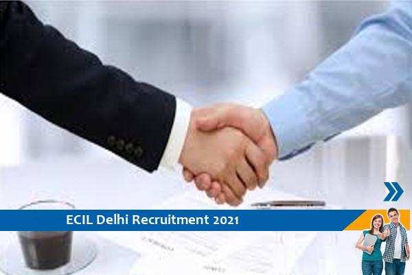Recruitment to the post of Technical Officer in ECIL Delhi
