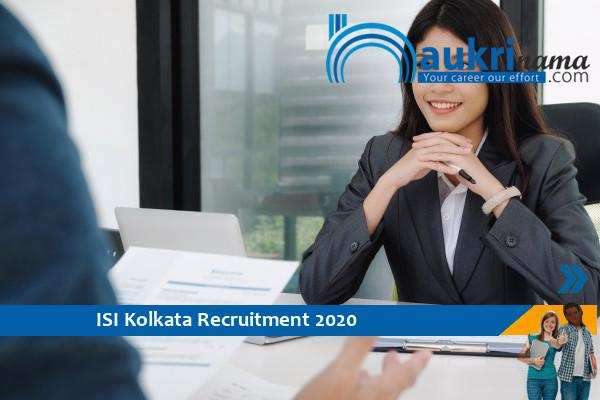 ISI Kolkata- Project Linked Person Recruitment 2020