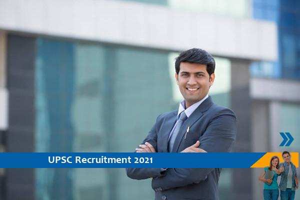 Recruitment to the posts of Assistant Director and Deputy Assistant Director in UPSC