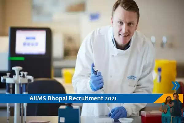 Recruitment for the post of Research Associate in AIIMS Bhopal