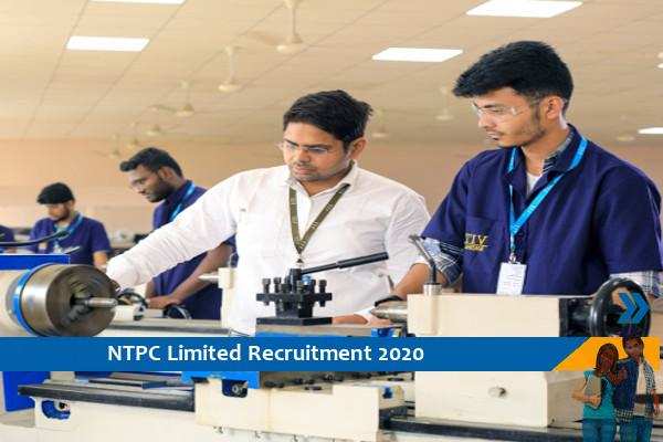 NTPC Limited Recruitment for the post of Engineer