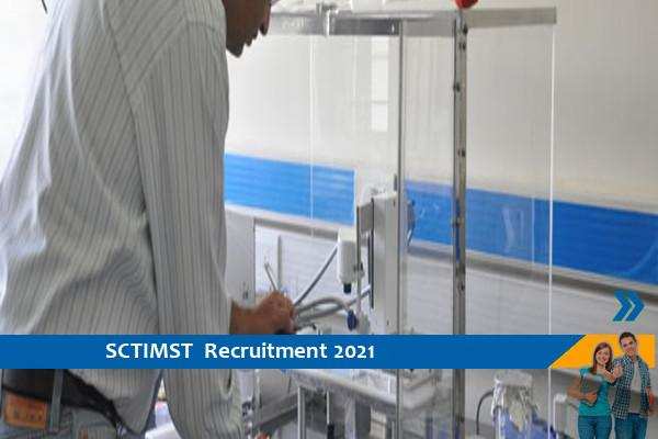 Recruitment to the post of Project Assistant in SCTIMST 2021