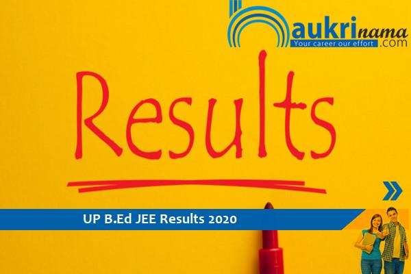 UP    2020 Result  for    JEE B.Ed Exam 2020    , Click here for the result