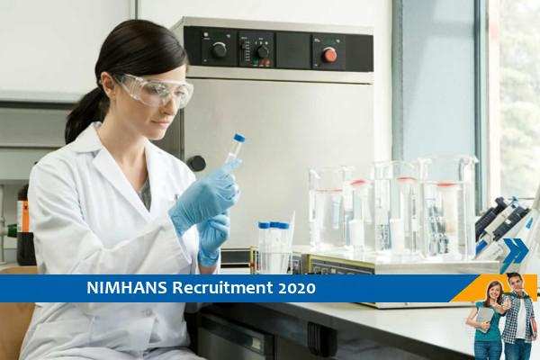 Recruitment to the post of Research Assistant and Office Administrator at NIMHANS