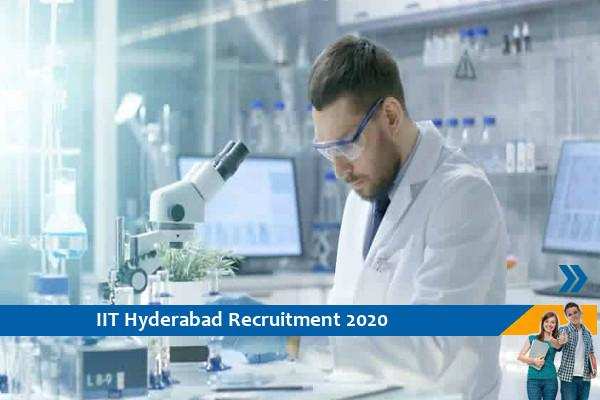 Recruitment for the post of Research Associate in IIT Hyderabad