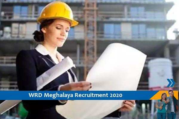 Recruitment to the post of Junior and Assistant Engineer in WRD, Meghalaya