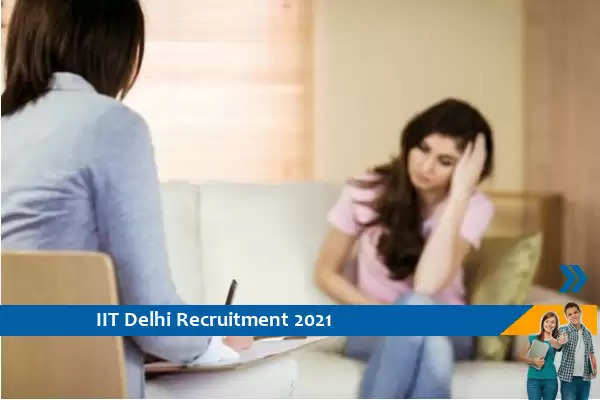 Recruitment for the post of Consultant in IIT Delhi