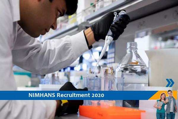 Recruitment of Lab Technician in NIMHANS