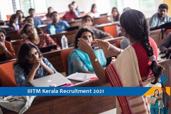 IIITM Kerala Recruitment 2021 as Assistant Professor