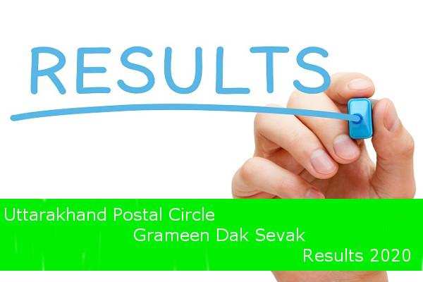 Uttarakhand  2020 Result  for    Gramin Dak Sev Exam 2020   , Click here for the result