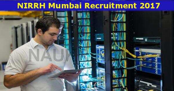 Technician and Multi Tasking Staff Openings in NIRRH Mumbai