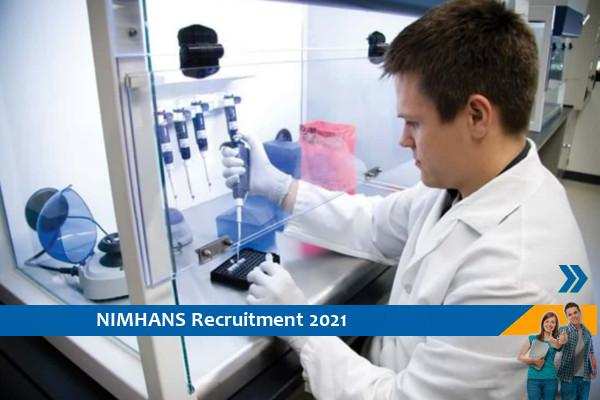 Recruitment for the post of Research Associate in NIMHANS