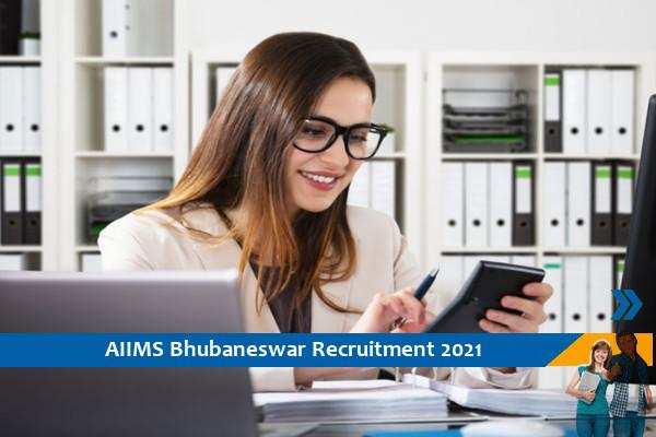 AIIMS Bhubaneswar Recruitment for the post of Admin cum Accounts Assistant