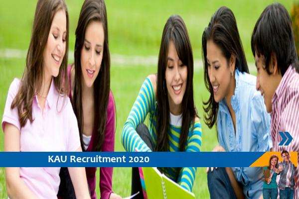 Recruitment to the post of Skilled Assistant in KAU