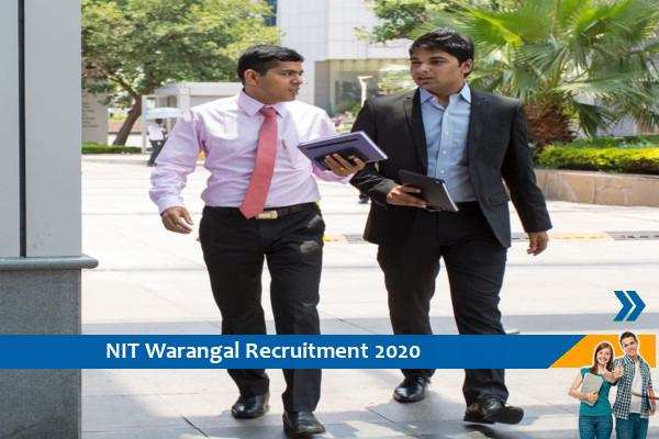 NIT Warangal Recruitment for the post of Deputy Registrar and Technical Officer