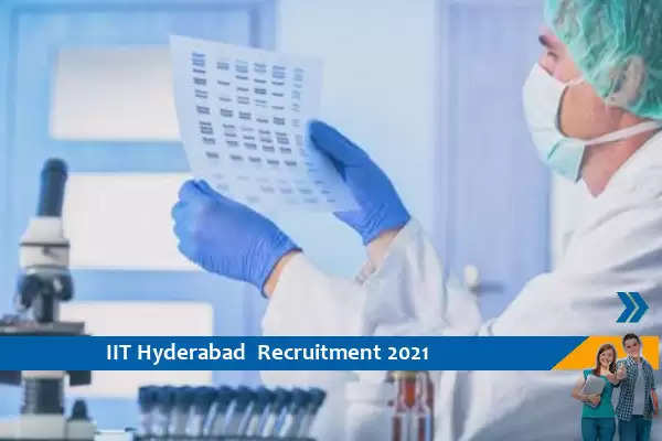 IIT Hyderabad Research Assistant Recruitment 2021