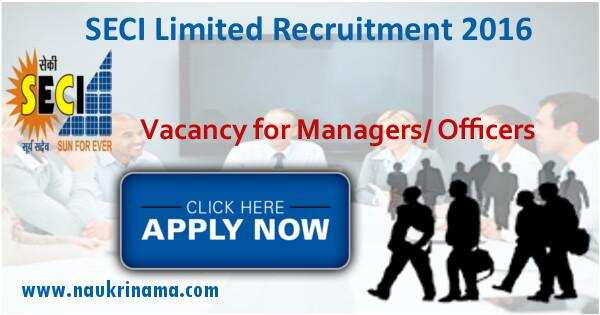 Job Alert- Managers Jobs 2016 of SECIL