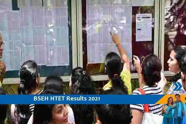 BSEH Results 2021- HTET Exam 2021 Results Released, Click here for Results