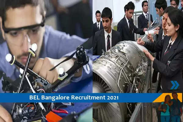 Recruitment of Trainee and Project Engineer in BEL Bangalore