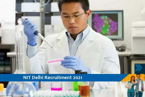Recruitment for the post of Project Assistant in NIT Delhi