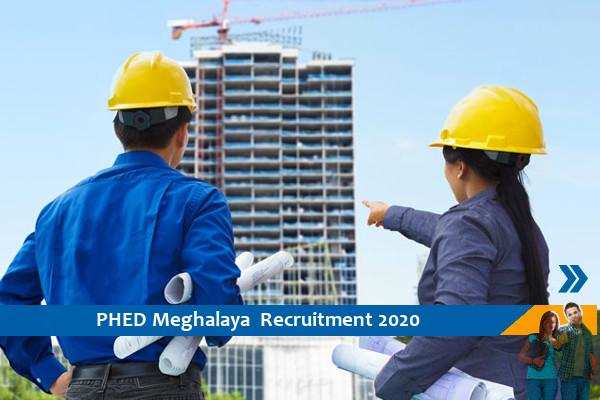 Recruitment to the post of Junior Engineer in PHED, Meghalaya