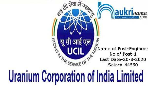 UCIL Jharkhand  Recruitment for the post of    civil engineer     , Apply Now