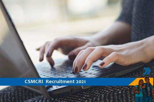 Recruitment to the post of Scientific Administrative Assistant in CSMCRI