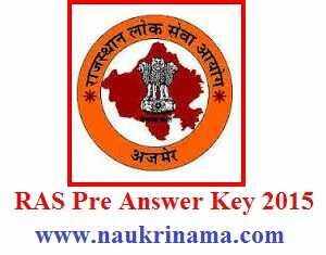 RAS Pre 2015- Answer Key