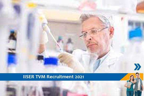 IISER TVM Recruitment for the post of Project Assistant