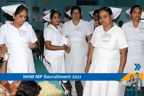 NHM MP Recruitment for the post of Staff Nurse