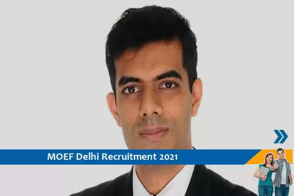 MOEF Delhi Recruitment for Consultant Posts