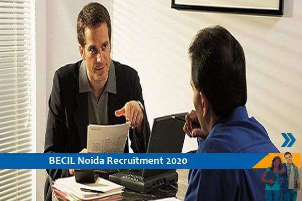 BECIL Noida Recruitment for Senior Consultant