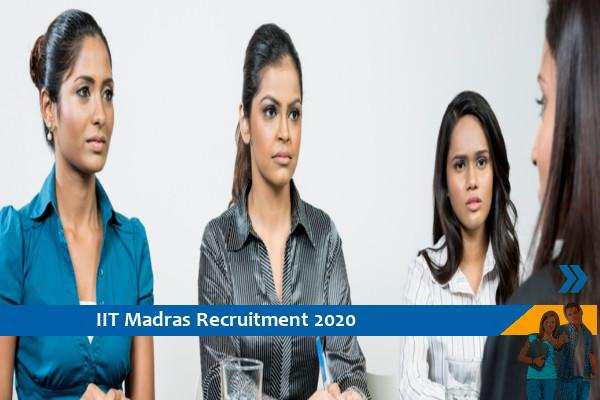 IIT Madras Recruitment for Senior Executive