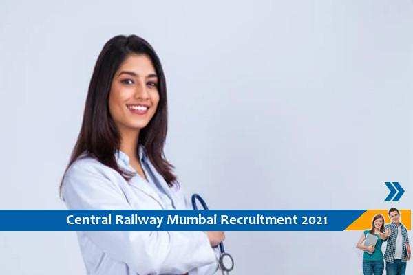 Central Railway, Mumbai Recruitment for Doctor Posts