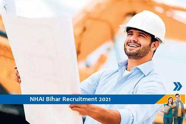 NHAI Bihar Recruitment for the post of Site Engineer