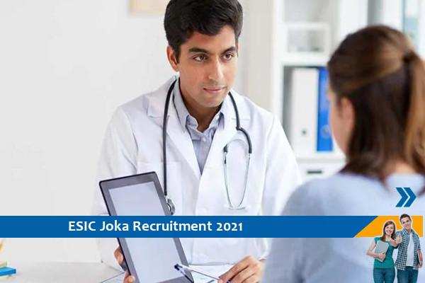ESIC JOKA Recruitment for Junior Resident Post